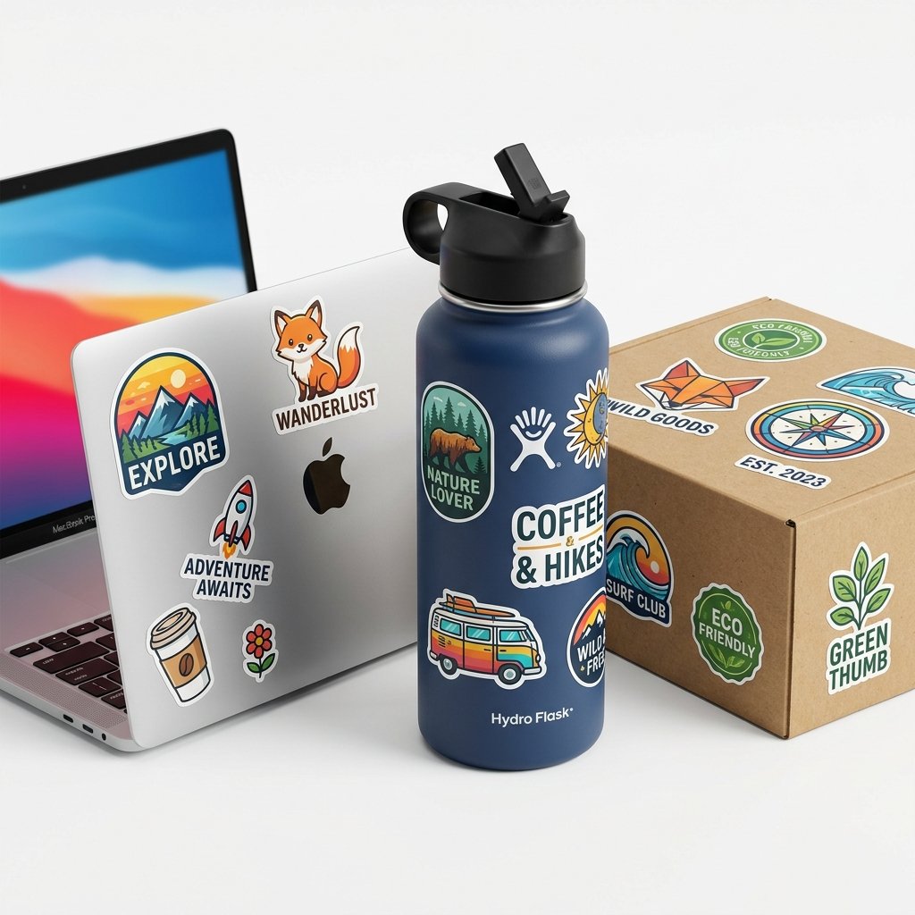 Die Cut Packaging Stickers
